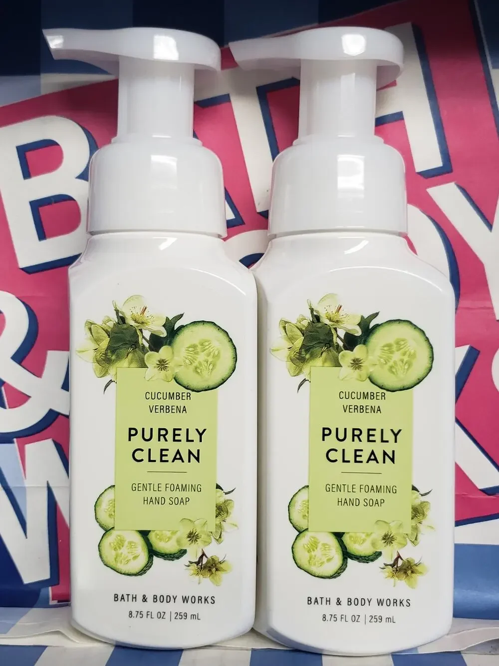 BBW Purely Clean Cucumber Gentle Foaming Hand Soap